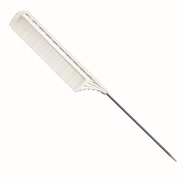 ГребінецьY.S.Park YS 112 Tail Comb з хвостиком білий