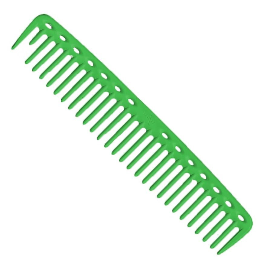 Гребінець Y.S.Park YS 452 Big Hearted Combs для стриження зелений