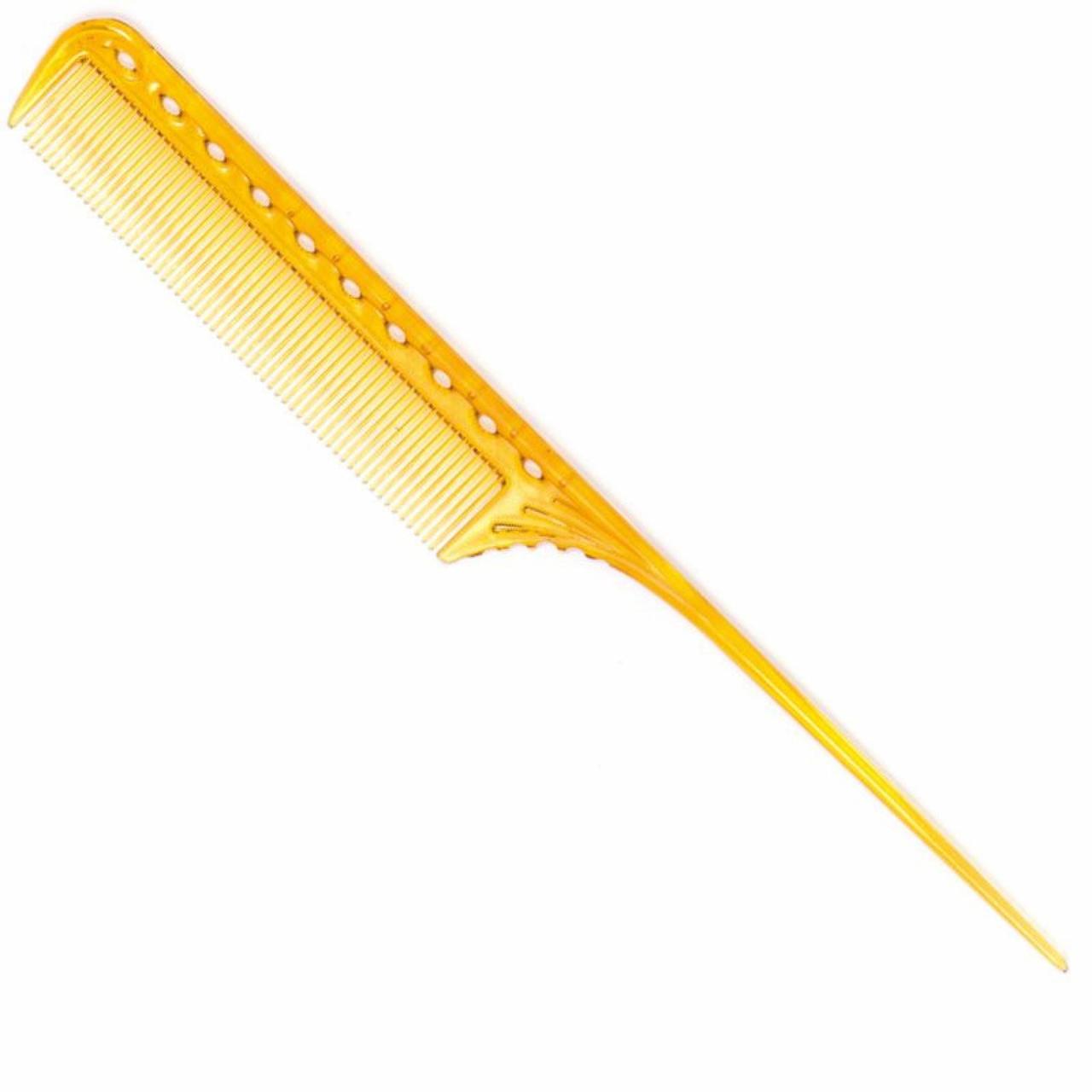 Гребінець Y.S.Park YS 101 Tail Comb з хвостиком, помаранчевий (YS-101 Camel)