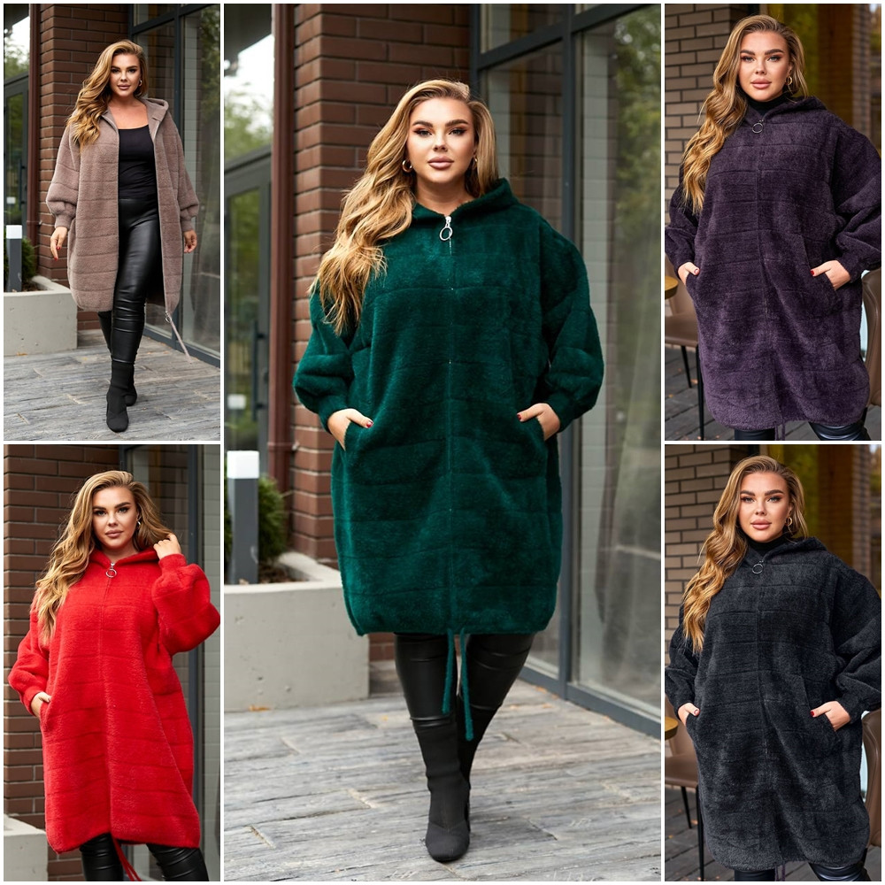 Альпака кардиган великих розмірів