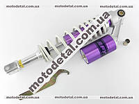Амортизатор задний 365мм с баллоном Фиолетово-белый