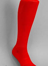 Футбольні гетри однотонні ( щільні, посилена п'ята і носок) Колір - червоний