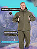 Тактична куртка демісезонна Eagle Soft Shell JA-23 на флісі Green Olive, фото 4