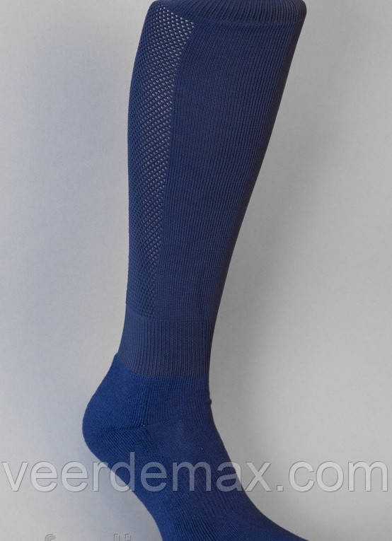 Футбольні гетри однотонні ( щільні, посилена п'ята і носок) Колір - темно-синій