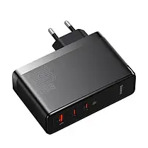 МЗП Baseus GaN5 Pro 140W Fast Charger USB-A/2USB-C USB-C (CCGP100201) black, фото 4