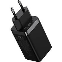 МЗП Baseus GaN5 Pro 65W USB-A/2USB-C cable Type-C to Type-C (CCGP120201) 1m black, фото 4