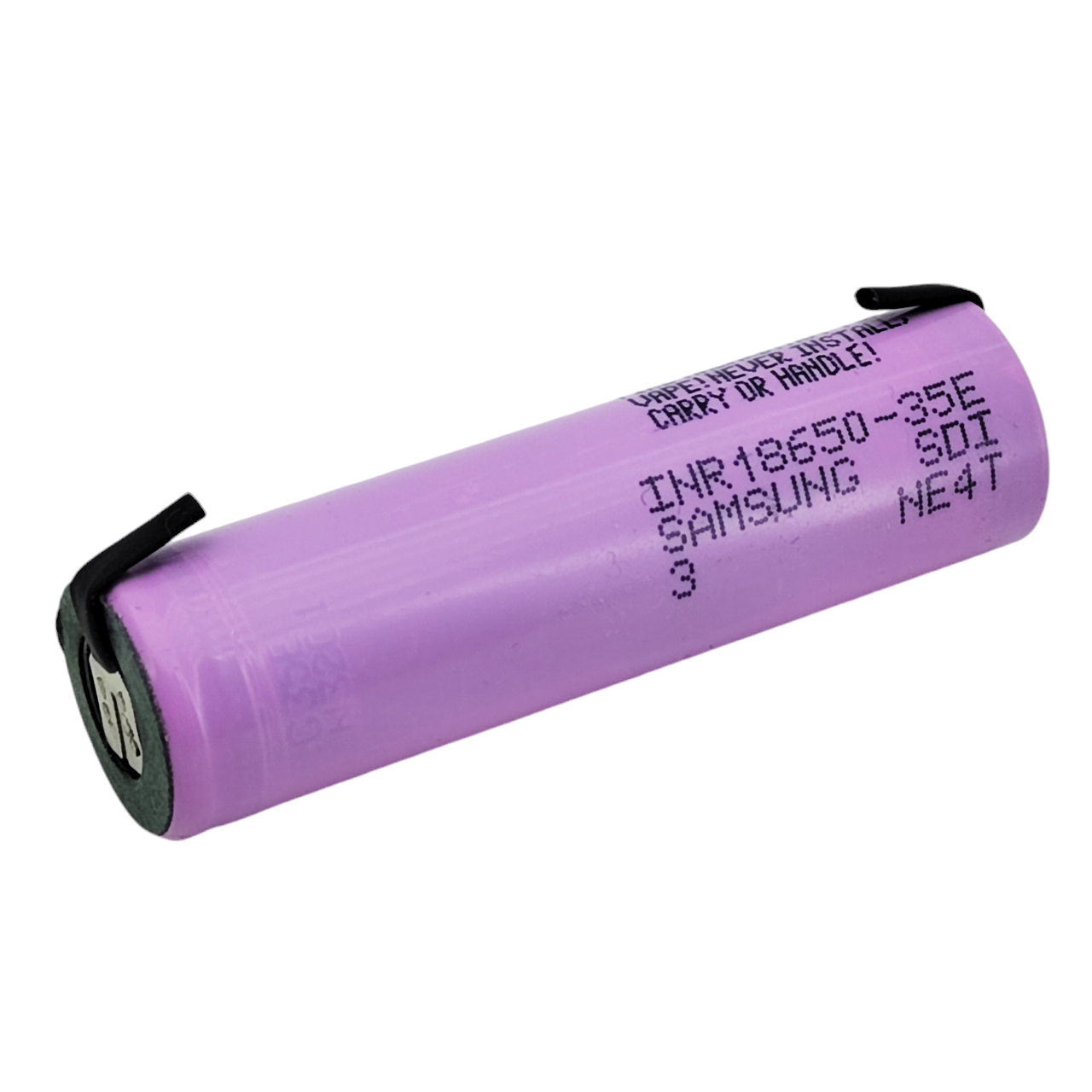 Акумулятор Li-ion Samsung INR18650-35E, 3500mah 3.7V з виведеннями під паяння