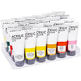 Художні акрилові фарби Art Rangers Acrylic набір 24 ​​кольори по 22 ml., фото 3