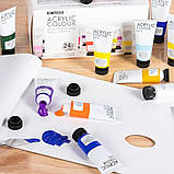 Художні акрилові фарби Art Rangers Acrylic набір 24 ​​кольори по 22 ml., фото 5