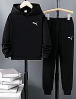 Спортивний костюм Puma на хлопчика фліс тринитка для прогулянок Пума дитячий сучасний стильний 9-15 років