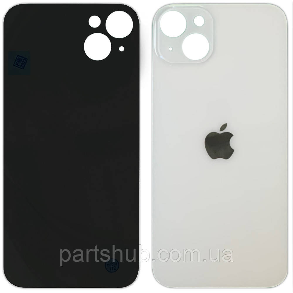 Задня кришка Apple iPhone 14 Plus (біла АААА з великим отвором), фото 1