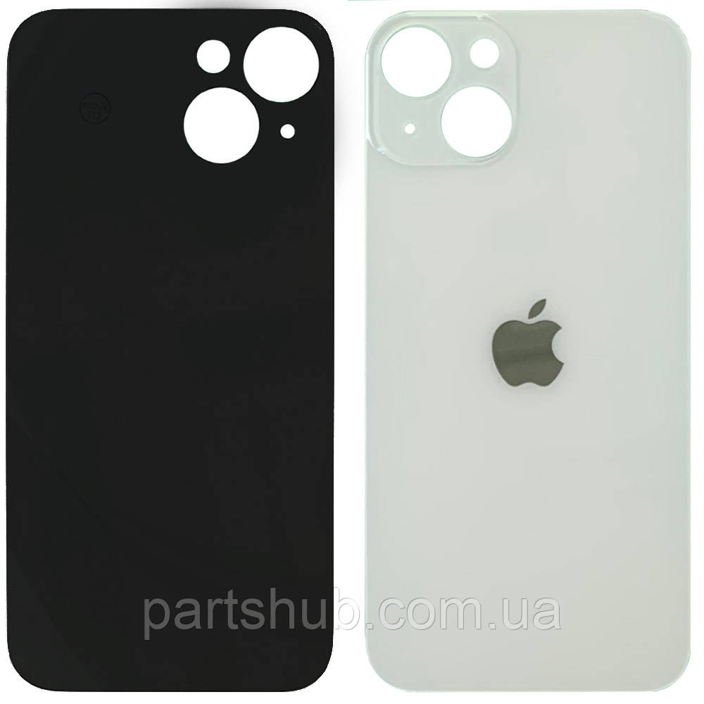 Задня кришка Apple iPhone 14 (біла АААА з великим отвором), фото 1