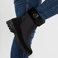 Дутики женские высокие с каблуком (3404)