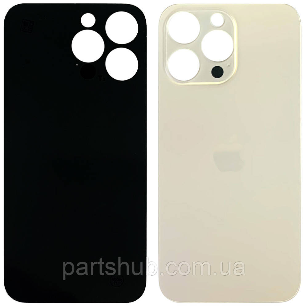 Задня кришка Apple iPhone 14 Pro Max (золотиста АААА з великим отвором), фото 1