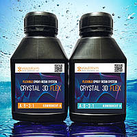 Смола епоксидна еластична Crystal 3 D Flex, для еластичного покриття та виробів. Уп. 4 кг