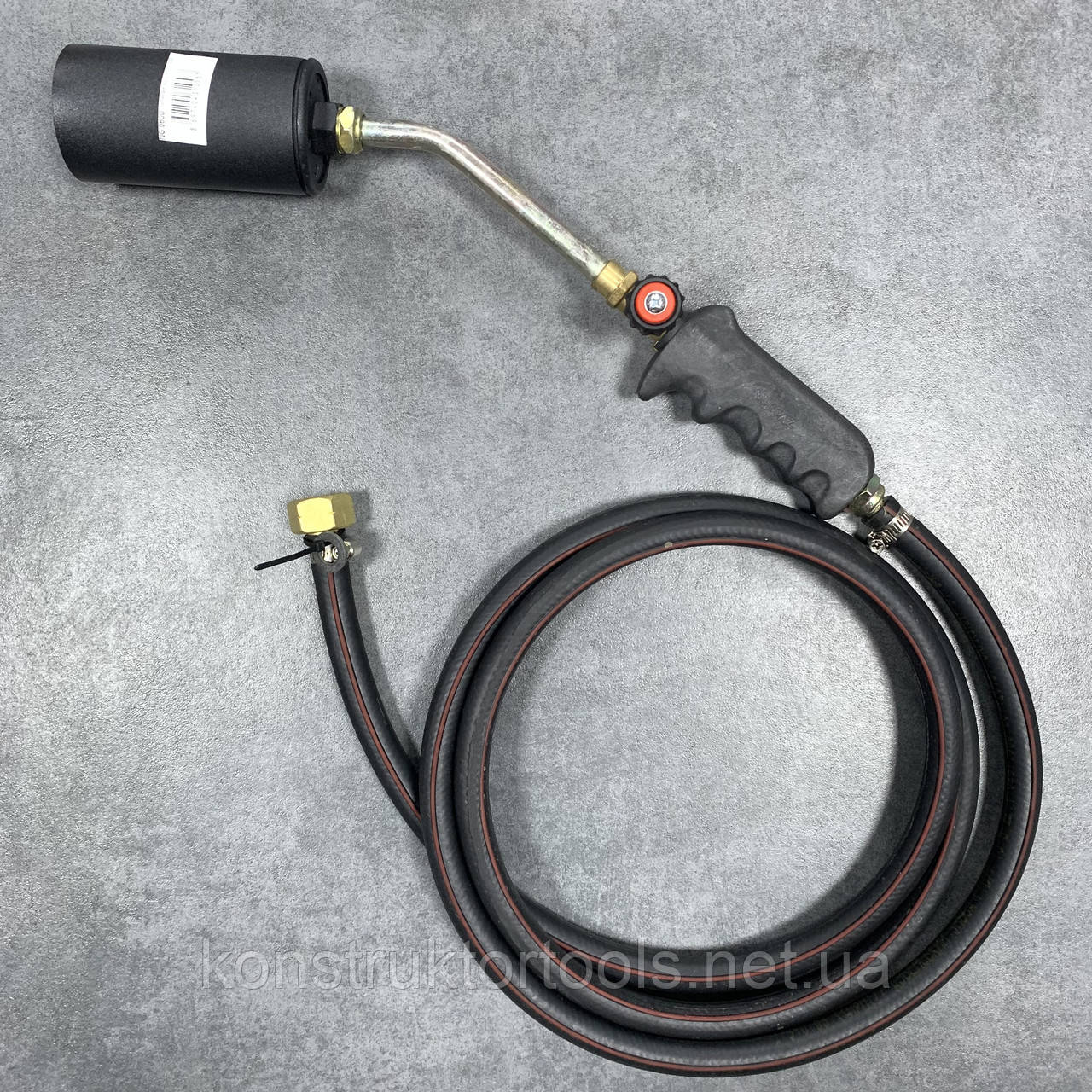 Газовий пальник для смоління зі шлангом 3м, 420мм сопло Ø57мм х 100мм Nurgaz NG 0600, фото 1