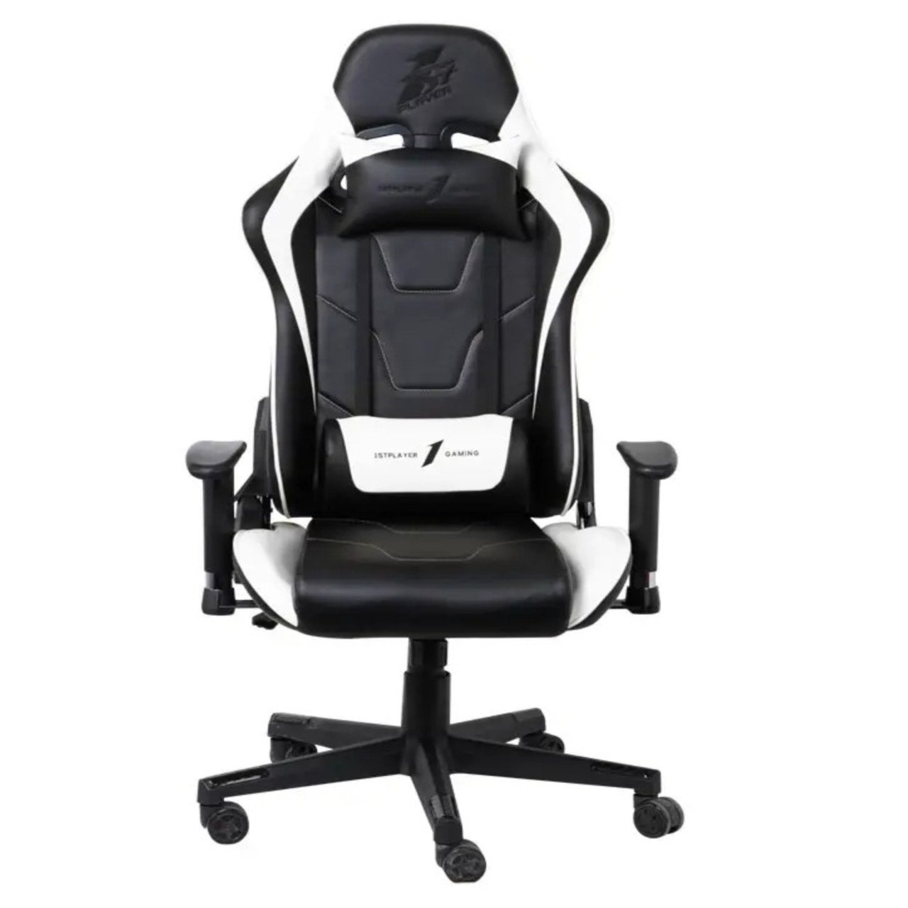Крісло для геймерів 1stPlayer FK2 Black-White Білий DS