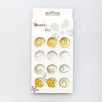 Набір об'ємного декору для нігтів , (ланцюжки)