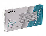 Клавіатура A4Tech Fstyler FX-51 White ( Білий ) DS, фото 6
