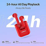 Bluetooth-гарнітура Umidigi AirBuds U Red_ Червоний DS, фото 6