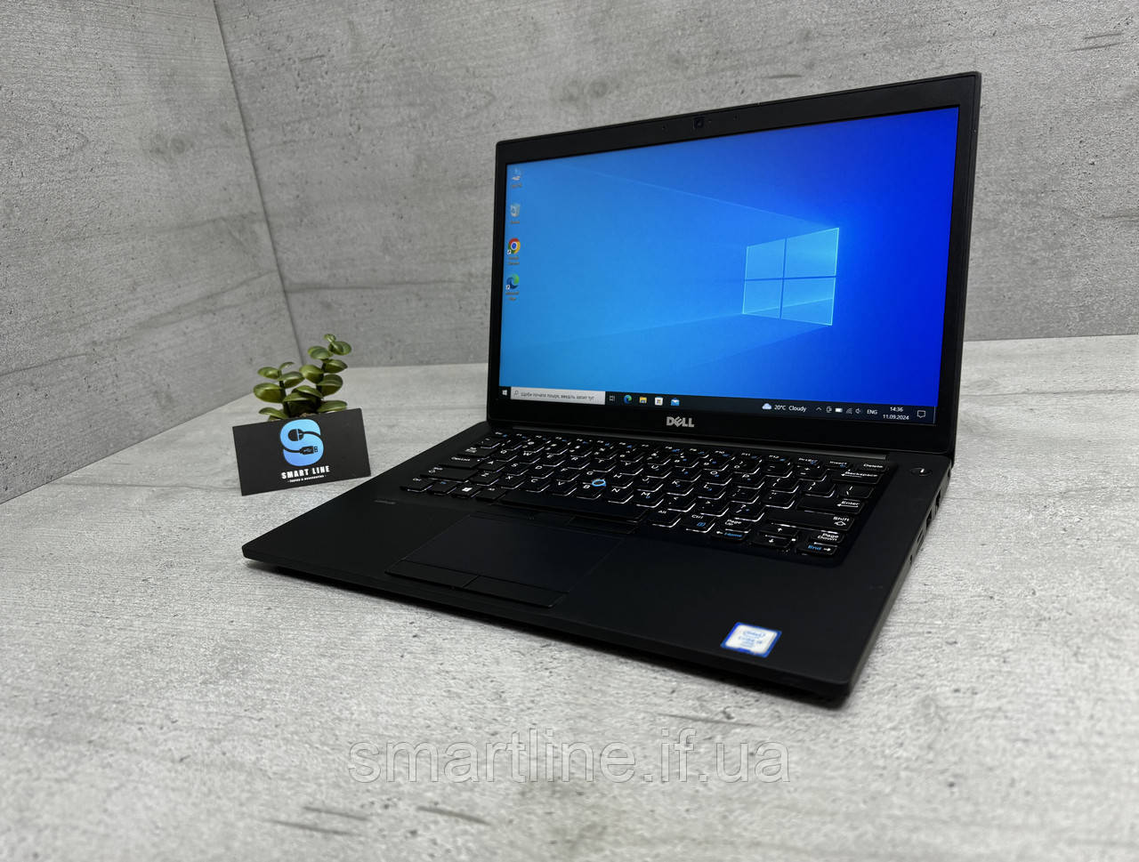 128gb FullHD ips ssd i5-6300U ddr4 Стильний ноутбук Dell Делл 7480