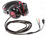 Гарнітура A4Tech Bloody G300 (Black+Red) чорний/червоний DS, фото 5
