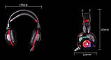 Гарнітура A4Tech Bloody G300 (Black+Red) чорний/червоний DS, фото 8