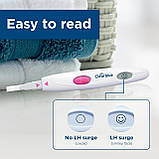 Цифровий тест на овуляцію Clearblue Over 99% Accurate find your 2 peak days 10 шт., фото 4