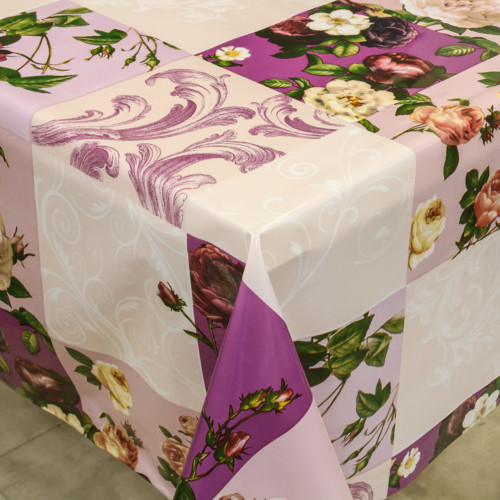 Клейонка на стіл силікон Bona Domus 81883 C 1.37*30 м Клейонка силіконова для дерев'яного столу