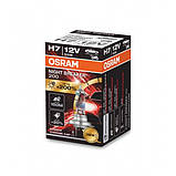 Галогенова лампа OSRAM H7 64210NB200-FS Night Breaker +200% 55W 12V PX26d 1шт, фото 3