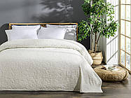 Махрове простирадло Туреччина Uniko Crown Home 220*240 cream колір кремоий