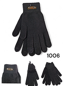 Чоловічі вовняні рукавички сенсорний только оптом