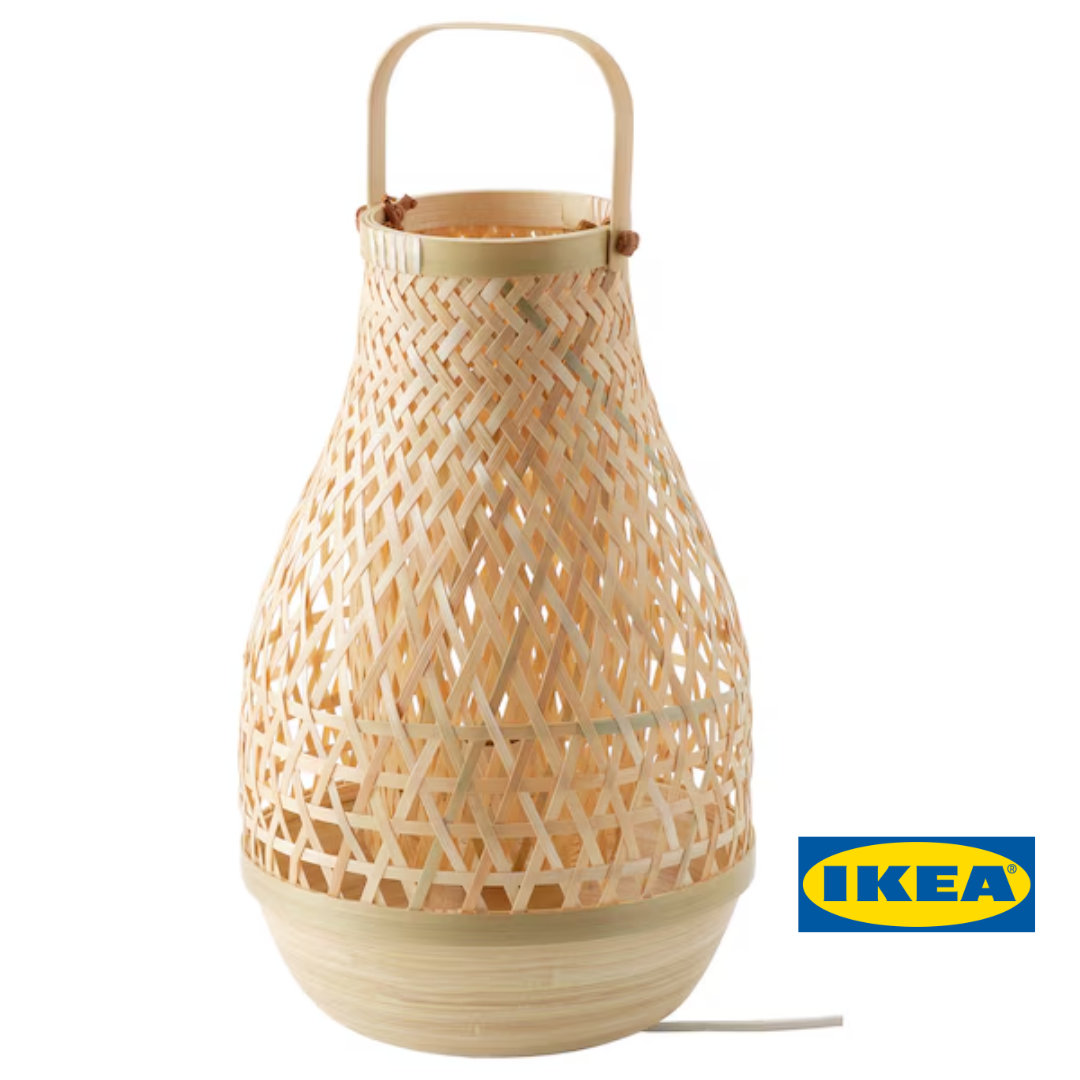 Настільна лампа IKEA MISTERHULT Бамбук / ручна робота 504.376.26