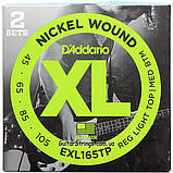 Струны D'Addario EXL165TP Regular Light Top/Medium Bottom 45-105 1 set, фото 4