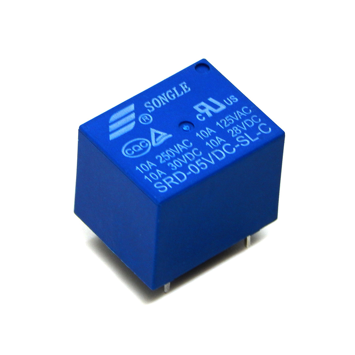 Силове електромагнітне реле SONGLE SRD-05VDC-SL-C для Arduino