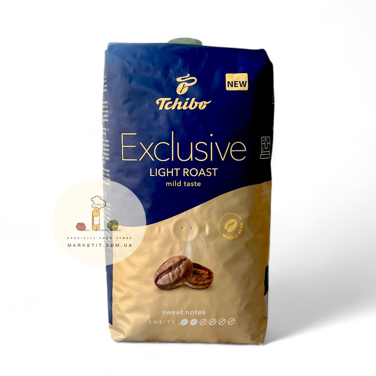 Кава в зернах Tchibo Exclusive Light Roast, світле обсмажування Німеччина 1 кг.