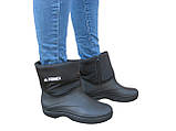 Дутики сноубутси чорні пінка гумові чоботи розмір 37 39, фото 3
