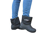 Дутики сноубутси чорні пінка гумові чоботи розмір 37 39, фото 2