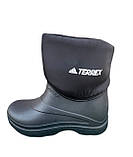 Дутики сноубутси чорні пінка гумові чоботи розмір 37 39, фото 7