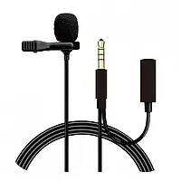 🖤Мікрофон петличний конденсаторний для смартфона Петличка з роз'ємом для аудіо JBC-043-A jack 3.5 мм AUX