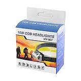 Ліхтар налобний BL-2088/907-COB, 10W, 3xAAA, фото 3