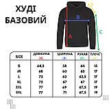 Худі унісекс утеплене Stedman з принтом ЦІНУЙ XS сірий, фото 3