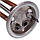Тен для бойлера Thermex 1300W (мідь) L=190mm фланець 63mm, 2 трубки під датчик 210mm (під анод), фото 5