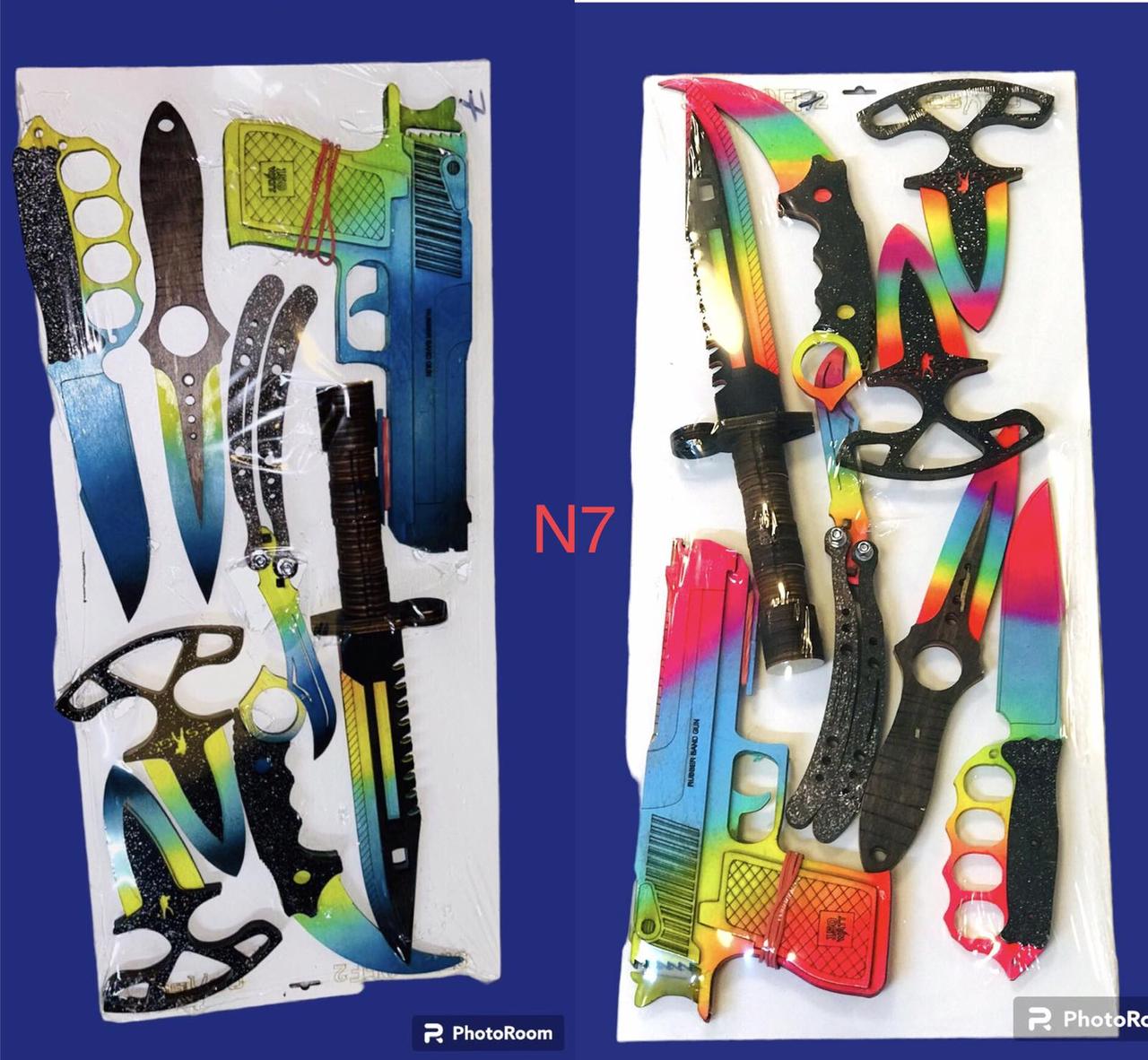 Набір дерев'яних іграшок з гри CS 2, Standoff 2 (8 пр.) Подарунок Сувеніри