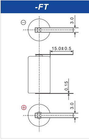 Батарейка ER14505-FT EEMB, фото 3