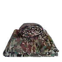 Туристичний плед Tactico 145*200 мультикам - ковдра для кемпінгу та туризму у чохлі камуфляж