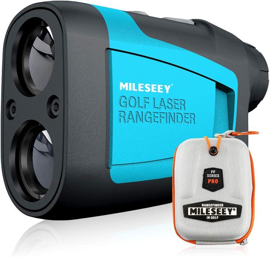 Професійний лазерний далекомір для гольфу Mileseey PF210. 660 ярдів з компенсацією нахилу