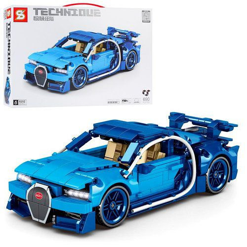 Конструктор SY 8252 Спортивный автомобиль Bugatti Chiron 690 деталі швидка відправка