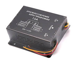 Перетворювач напруги 180W, інвертор автомобільний 24V-12V 15A DC24-12