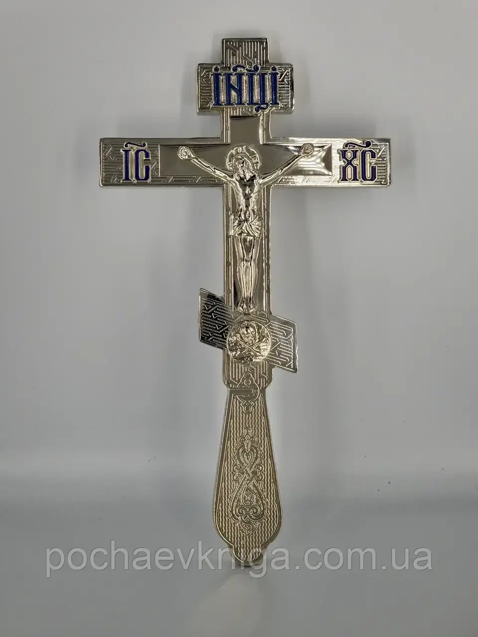 Хрест Напрестольний малий (позолота, емаль), фото 1